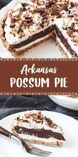 Cindy Glover Arkansas Possum Pie Just Desserts Possum Pie Desserts