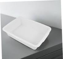 Mobestech 2pcs Laboratory Storage Trays Rectangular Chemical Lab  Multi-Purpose Spill-Proof Design