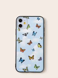 Upon keeping your iphone 11 shielded against drops and dents, this accessory features a big cash pocket, as well as a couple of card slots. Sky Butterfly Pattern Iphone Case Romwe Usa