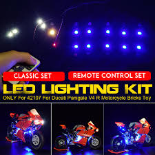 Diy Led Light Lighting Kit Only For Lego 42107 For Ducati Panigale V4 R Motorcycle Bricks Toy Sale Banggood Com