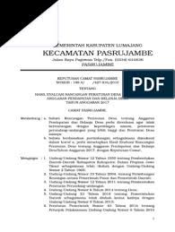 Check spelling or type a new query. Contoh Sk Tim Verifikasi Apbdes Masnurul