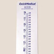 Quickmedical Qm338 Wall Growth Chart Height Chart Only Each