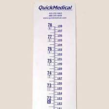 quickmedical qm338 wall growth chart height chart only each