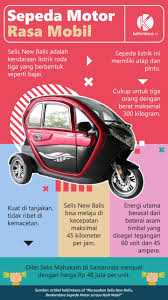 Motor roda tiga selis balis. Mencoba Selis New Balis Berkendara Sepeda Motor Yang Serasa Naik Mobil