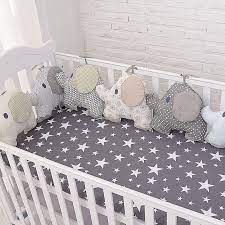new style baby bed backrest cushion aimal elephant crib bumpers soft infant bed around protection plush boys girls on ali baby cribs baby crib bumpers baby bed