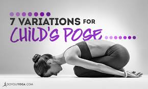 7 Variations For A More Comfortable Child S Pose Kids Yoga Poses Yoga Moves For Beginners Kid Poses