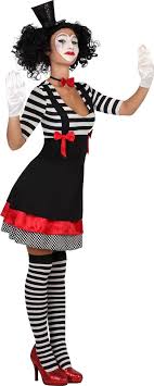 Wie geschaffen für fasching & karneval sowie straßenkarneval & mittelalterfest. Susse Pantomime Damenkostum Clownfrau Schwarz Weiss Gunstige Faschings Kostume Bei Karneval Megastore Kostume Damen Karneval Kostum Damen Clown Kostum