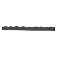 Multy Home Castle Stone Garden Border Grey Rubber Landscape Edging Roll Lowes Com Landscape Edging Garden Stones Garden Borders