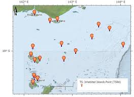 The torres strait islands are a group of at least 274 small islands in torres strait, the waterway separating far northern continental australia's cape york peninsula and the island of new guinea.they span an area of 48,000 km 2 (19,000 sq mi), but their total land area is 566 km 2 (219 sq mi). Torres Strait Inhabited Islands Tsra