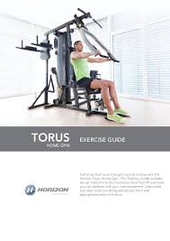 home gym exercise guide