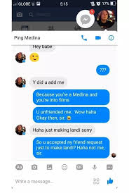 Medina is a contract artist of star magic. Netizen Humiliates Ping Medina By Sharing His Hokage Messages On Facebook