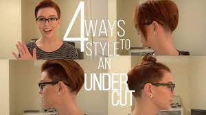 There are so many hair styles to choose from, but you don't have to commit to just one look. 4 Ways To Style An Undercut Talk Through Youtube