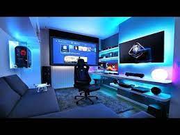 33 Fun Video Game Room Design Ideas For Gamer S Vibe Computer Gaming Room Video Game Room Design Room Setup