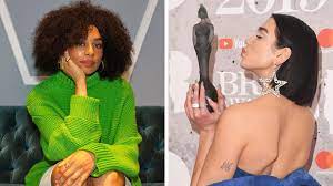 She celebrated winning the biggest gongs of the night by pleading superstar singer dua lipa thrilled fans by flashing her bum as she twerked on stage at the brit awards. Brits 2021 Celeste And Dua Lipa Among Frontrunners As Nominations Announced Bbc News