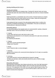 Cleaning and sanitizing helps to prevent pest infestations. Nfs 220 Lecture Notes Fall 2017 Lecture 10 Tableware Dishwasher Dishwashing