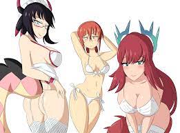 Rule34 - If it exists, there is porn of it  glazen, glazinbuns, dragonmaid  hausky, dragonmaid tillroo, house dragonmaid, kitchen dragonmaid, kobayashi   3234042