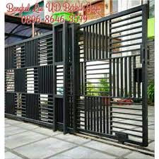 Umumnya, pagar menggunakan material besi (pagar besi minimalis lipat). Unik Pintu Dorong Minimalis Pintu Lipat Minimalis Pintu Gerbang Teralis Pengaman Pagar Besi Terlaris Shopee Indonesia