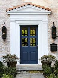 Porte Deco Couleur Bleu Marine Traditional Front Doors Painted Front Doors Front Door Paint Colors