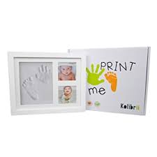 Any name up to 11 letters can be made up in our white box frames. Kolibri Baby Footprint Frame Baby Footprints Kit Clay Baby Gift Ideas Children Casting Set Hands Infant Feet Gifts Birth Children Photo Holder Wooden Christening Baby Girl Photo Frame Foot Print Amazon De Baby