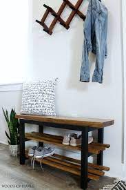 Diy Shoe Bench Made From A 7 Single 2x10 Board Diy Entryway Bench Wooden Bench Diy Diy Shoe Rack