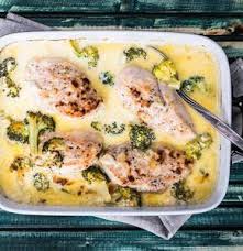 Ofen Hahnchen Mit Kase Brokkoli Sauce Foodboom Rezept Essen Hahnchen Rezepte Mit Brokkoli