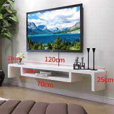 Keep it modern with our list of over 50 modern living room ideas to freshen up your space. Wall Decoration Background Wall Mounted Tv Cabinet Living Room Small Apartment Set Top Box Modern Minimalist Wall Shelf Color White Size 120cm Buy Online In Turkey At Turkey Desertcart Com Productid 62958091