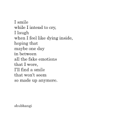 Pin By Amy On Me Poems Deep Poetry Deep Fake Smile Quotes