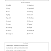 These worksheets will help students understand the role of these vowels in words and their pronunciation. 1