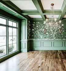 Get 5% in rewards with club o! Gorgeous Green Dining Room Features Paint Matched Wood Windows Pella