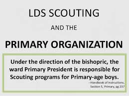 10 2010 Lds Scouting For The Primary Organization Ppp