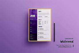 A cv or curriculum vitae is an overview of your artistic professional history and achievements. 30 Best Visual Cv Resume Templates For Artists Creatives In 2020
