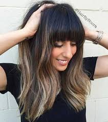But, before going onto all of that, let's see what kind of bangs you so, these are our list of hairstyle ideas for long hair with bangs. Pin En Haircuts And Color Ideas