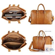 Clean Vintage Women S Office Bag Messenger Satchel Vintage Leather Bag Fits 15 Laptops Leather Vintage Leather Bag Leather Briefcase Men Mens Leather Bag