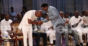 You came to church with a prostitute!!! | Stella Dimoko Korkus Com Governor Elect Of Bayelsa David Lyon Visits T B Joshua S Synagogue Church