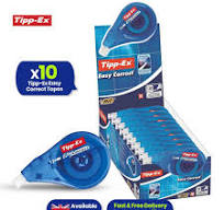 Tipp Ex Easy Correct Correction Tape 10 Pack 12m Side Dispensing Design