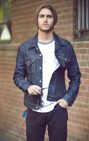 Beanie Styles For Men 10 Dark Denim Jacket Outfit Jean Jacket Outfits Men Denim Jacket Men Outfit