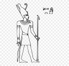 Coloring is a very useful hobby for kids. Hieroglyph Horus Egypt Pharaoh Double Crown Ruler Egyptian Gods Coloring Pages Free Transparent Png Clipart Images Download