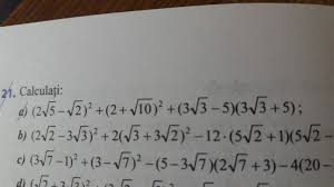 Reviste matematică mateinfo.ro & sclipirea minții. Clasa A 7 A Lectia Formule De Calcul Prescurtat Va Rog Ajutor La A Si Cine Poate Si B Brainly Ro