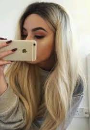 Ombre Black And Blonde Wig Blonde Human Hair Wig Real Hair Hair Blend Long Ombre Dark Roots Lace Front Wig Hairstyles Blonde Ombre Brown Ombre Hair