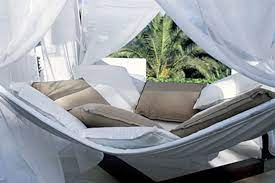 It provides a comfortable rest for two people. Cocoon Hammock Uncrate