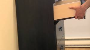 How to remove drawers with plastic stops hunker wooden drawers drawer slides diy wood drawer slides. How To Remove Or Install A Drawer With Metal Slides Youtube