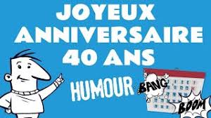 Modele Texte Anniversaire 40 Ans
