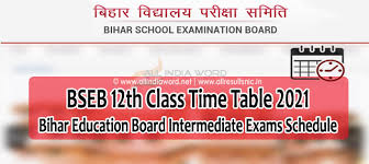 Halanki, board ne intermdiate sent up 2021 ke liye abhi tak koi official date jaari nahi ki hai. Bihar Board 12th Time Table 2021 Download Bseb Intermediate Exams Dates 2021 Bihar Board 10th And 12th Class Results 2020