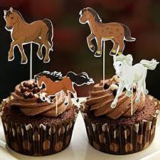 Prior to opening winning touches equestrian gifts, the owner, jill byers, trained and showed performance horses. Buy 48 Pieces Horse Cupcake Toppers Horse Racing Cake Toppers Equestrian Themed Birthday Party Decorations For Birthday Party Cake Decorations Online In Indonesia B08mppsqt8
