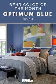 Color Of The Month Optimum Blue Colorfully Behr Blue Rooms Paint Colors For Home Behr Colors