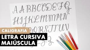 Caligrafia Letra Cursiva Maiuscula Primeiro Rabisco Youtube