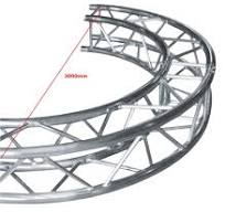 Semi circle 290mm box truss - 3m in diameter (half a circle - made out of 2  sections)