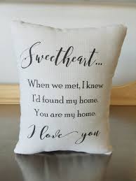 Anniversary Gift Pillow Wife Birthday Gift Cotton Throw Pillows Girlfriend Anniversary Gifts Anniversary Gifts Boyfriend Anniversary Gifts