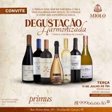 Degustação de vinhos do Grupo Miolo acontece na próxima terça-feira (11) em  Caruaru