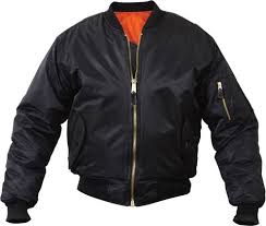 Rothco Air Force Ma 1 Reversible Bomber Flight Jacket Black